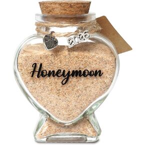 برطمان تذكار رملي لشهر العسل 2026 - هدايا حفل الزفاف، حفل زفاف شخصي، خطوبة وأساسيات شهر العسل تذكار سفر للأزواج، المتزوجين حديثًا، السيد والسيدة، العروس المستقبلية in Kuwait