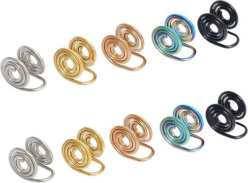 Keloid pressure earrings Stainless steel plated multi-color piercing-free ear clips Women's Fashion Jewelry in Saudi Arabia