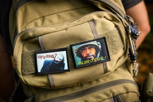 Why So Serious Joker Morale Patch | Tactical Morale Patches by Redheaded Productions | Super Hero Patches for Your Plate Carrier, Backpack, hat and Tactical Gear | 2x3 Edgy Hook and Loop Patches in Saudi Arabia