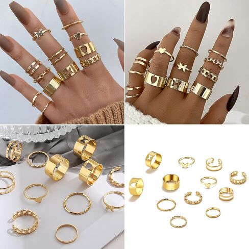 37 Pieces Gold Jewelry Set for Women Fashion Costume Jewelry Gold Plated Necklace Bracelet Ring Earrings Set for Party Gifts in Saudi Arabia