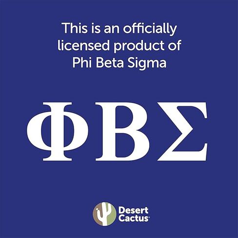 ربطة عنق Desert Cactus Phi Beta Sigma Phi Beta Sigma Fraternity اليونانية مناسبة رسمية 100% بوليستر مع شعار، مرخصة رسميًا (النمط D) in Saudi Arabia