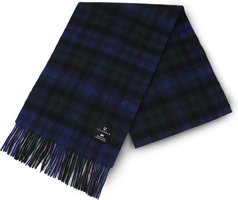 Islander Scottish Scarf with Traditional Highland Patterns and Tassels 100% Lambswool in Saudi Arabia