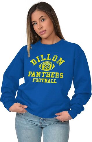 Brisco Brands Dillon Panthers Football Jersey 33 Sweatshirt for Men or Women in Saudi Arabia