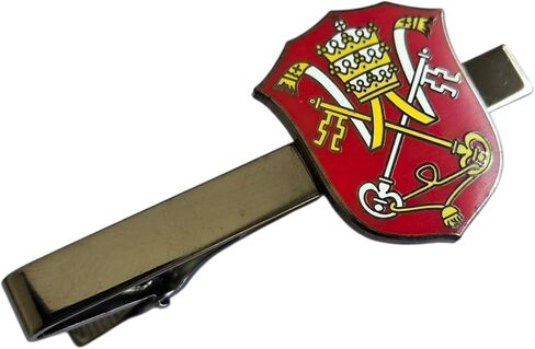 Holy See Vatican Coat of Arms Flag Catholic Pope Tie Bar Clip in Saudi Arabia