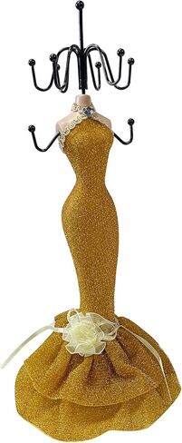 Generic Jewelry Mannequin Stand Dress Mannequin Necklace Bracelet Display Holder Organizer (Pink) in Saudi Arabia