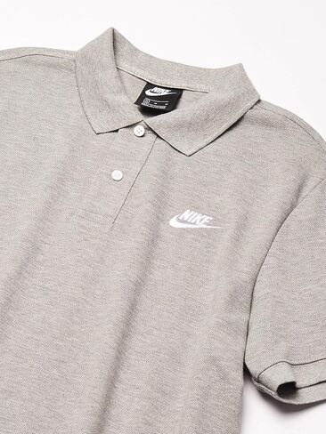 تي شيرت بولو رجالي من Nike Polo NSW CE Polo Matchup PQ رمادي/أبيض CJ4456 063 (كبير) in Kuwait