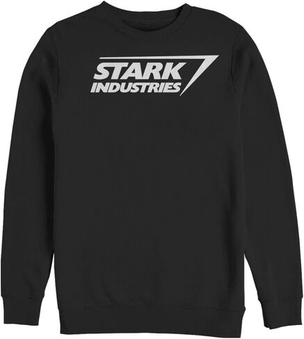 Marvel Classic Stark Logo Mens Pullover Crew Fleece in Saudi Arabia