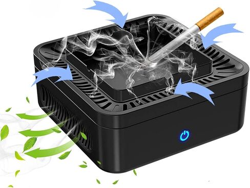 منفضة سجائر متعددة الوظائف بدون دخان، منفضة سجائر قابلة لإعادة الشحن USB للسيارة الداخلية والخارجية والمنزل والسيارة الداخلية والخارجية in Kuwait