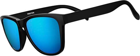 WISTON Polarized Round Sunglasses for Women & Men,Running Sunglasses Retro Classic UV400 Protection TR Frame Lightweight 8107 in Saudi Arabia