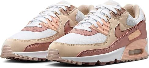 Nike Air Max 90 NN PRM - للنساء (أبيض/مرجاني مغسول/وردي حبيبي) in Kuwait