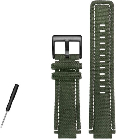24x16mm Canvas watchband Men Suitable for timex Tide Compass T2N720 T2N721 T2N739 Nylon Watch Band in Saudi Arabia