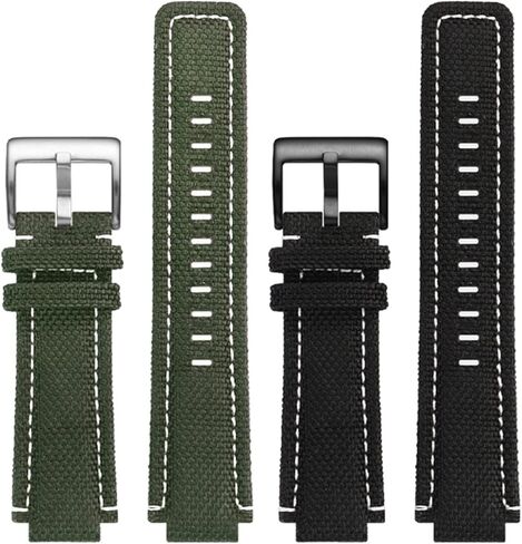 24x16mm Canvas watchband Men Suitable for timex Tide Compass T2N720 T2N721 T2N739 Nylon Watch Band in Saudi Arabia