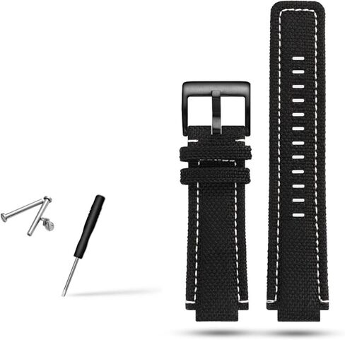 24x16mm Canvas watchband Men Suitable for timex Tide Compass T2N720 T2N721 T2N739 Nylon Watch Band in Saudi Arabia