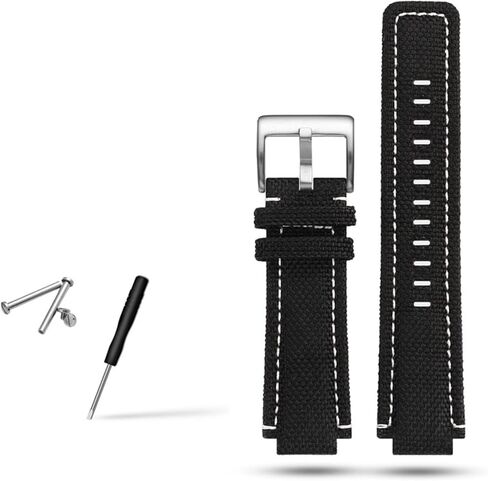 24x16mm Canvas watchband Men Suitable for timex Tide Compass T2N720 T2N721 T2N739 Nylon Watch Band in Saudi Arabia