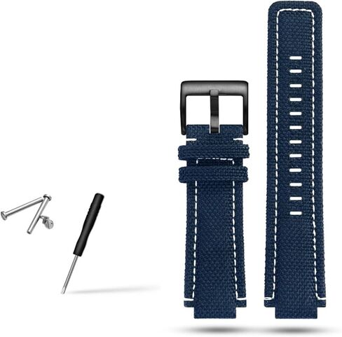 24x16mm Canvas watchband Men Suitable for timex Tide Compass T2N720 T2N721 T2N739 Nylon Watch Band in Saudi Arabia
