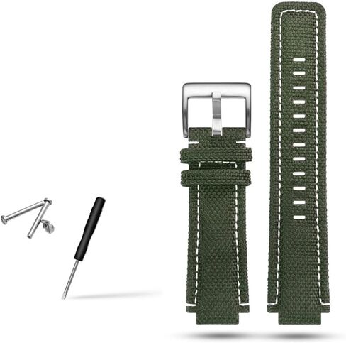24x16mm Canvas watchband Men Suitable for timex Tide Compass T2N720 T2N721 T2N739 Nylon Watch Band in Saudi Arabia