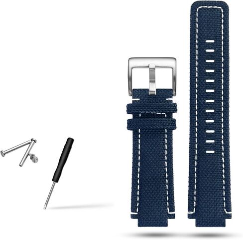 24x16mm Canvas watchband Men Suitable for timex Tide Compass T2N720 T2N721 T2N739 Nylon Watch Band in Saudi Arabia