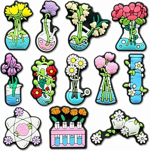 Soccer Medical Gamed Ski Spring Flowers Shoe Decoration Charms for Croc Clog, Dollar Penguin‌ Hunting Charms Accessories in Saudi Arabia
