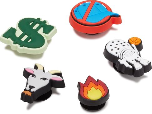 Crocs Jibbitz 5-Pack Sport Shoe Charms | Jibbitz, Beast Mode, One Size in Saudi Arabia