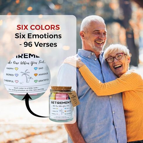 Retirement Gifts for Women, Retirement Gifts Ideas for Woman 2025, Gift for Retired, Farewell Coworker, Colleague, Friend, Boss, Leader, Decorations for Him Her, Glass Inspirational Jar with 96 Verse in Saudi Arabia