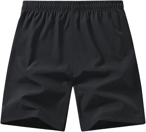 Men's Athletic Shorts with Zipper Pockets, Quick Dry Breathable Summer Capri Pants, Reflective Design, 5 Pack in Saudi Arabia