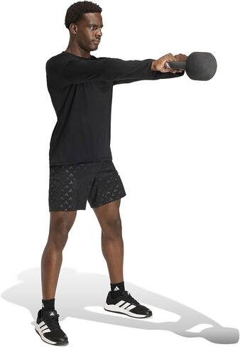 تيشيرت Workout Essentials Flex طويل الأكمام للرجال من أديداس in Kuwait