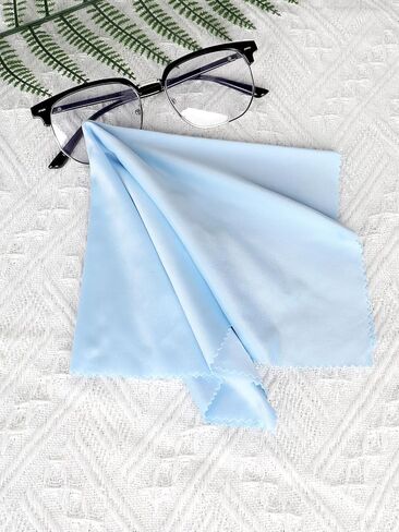 4 Pack Microfiber Cleaning Cloth 12" x 12" Oversized Cleaning Cloth for Glasses for Lens, Eyeglasses, Smartphones, Cameras Electronics, and Delicate Surfaces in Saudi Arabia