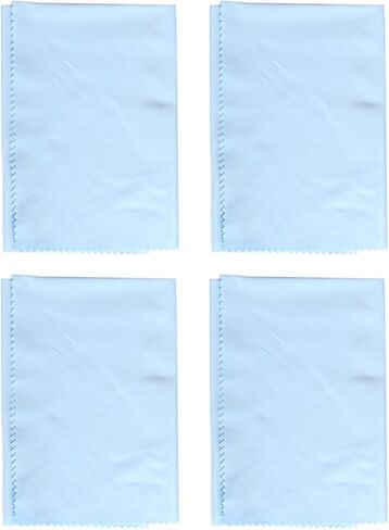 4 Pack Microfiber Cleaning Cloth 12" x 12" Oversized Cleaning Cloth for Glasses for Lens, Eyeglasses, Smartphones, Cameras Electronics, and Delicate Surfaces in Saudi Arabia