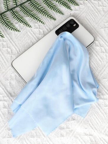 4 Pack Microfiber Cleaning Cloth 12" x 12" Oversized Cleaning Cloth for Glasses for Lens, Eyeglasses, Smartphones, Cameras Electronics, and Delicate Surfaces in Saudi Arabia