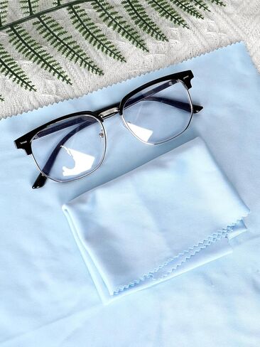 4 Pack Microfiber Cleaning Cloth 12" x 12" Oversized Cleaning Cloth for Glasses for Lens, Eyeglasses, Smartphones, Cameras Electronics, and Delicate Surfaces in Saudi Arabia