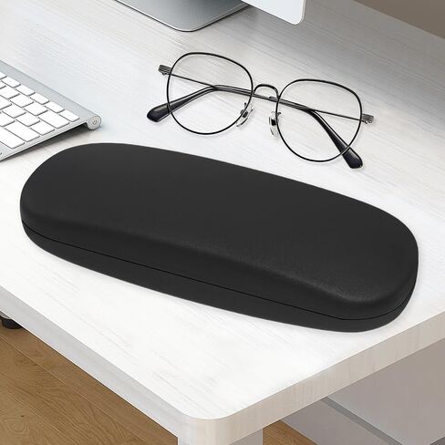 PU Leather Glasses Case – Hard Eyeglass Case for Women | Soft Inner Lining Sunglass Case, Protective Eyewear Storage Pouch in Saudi Arabia