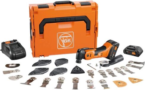Fein Multimaster AMM 700 1.7 Q AS Cordless Oscillating Kit with 18V AMPShare Battery System - Powered Cordless Multi Tool - Batteries Not Included - 71293761090 in Saudi Arabia