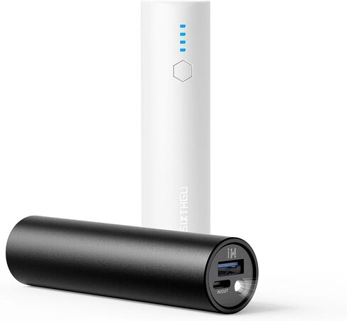 SIXTHGU Portable Charger 5000mAh, Mini Power Bank 2-Pack for iPhone in Kuwait