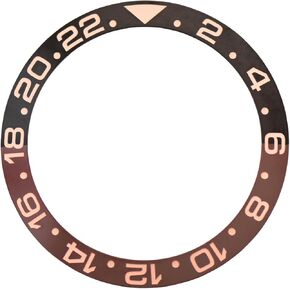 إطار Ewatchparts مصنوع من السيراميك متوافق مع خط رولكس GMT Master II 116710 116713 116710LN باللون الأسود/الوردي in Kuwait