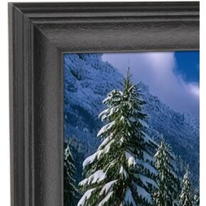 14x32 Panoramic Photo Frame Black Solid Wood Picture Frame 14x32 inch Painting Frame 14x32 inch Poster Frame(S23B1432) in Saudi Arabia