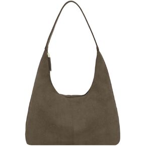 Women’s Trendy Suede Tote Bag Shoulder Bags For Women Fall Underarm Bag Winter Hobo Bag Work Purses Suede Travel Handbag in Kuwait