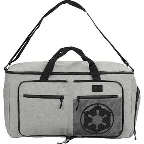 Star Wars Galactic Empire Logo Gray 24" Packable Travel Duffle in Saudi Arabia