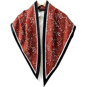 Triangle Shawls Scarf Head Hair Neck For Women Scarves Fashion Silk Feeling Lady Lightweight 56.3×27.95inch in Saudi Arabia