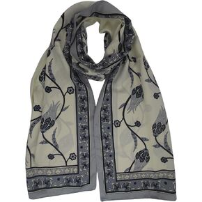 Turkish Scarf - 100% Silk Tulip Design | Luxurious and Comfortable Women’s Scarf in Saudi Arabia
