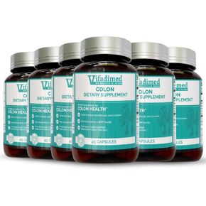 Colon for Diarrhea,Bloating and Gas. IBS-D,Colitis,Soothes Irritation,Enhances Colon's Function. Gut Lining,Gut Microbiome,Gut Motility-90 Capsules in Kuwait