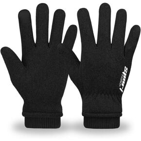 Lightweight Winter Gloves for Men & Women – Soft Fleece Lined Gloves with Touchscreen Fingertip for Driving, Commuting, and Everyday Use in Saudi Arabia