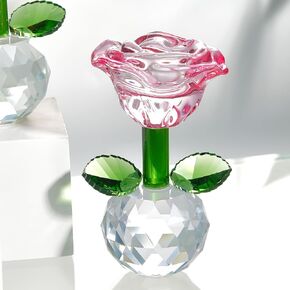 تمثال عباد الشمس الكريستالي من الزجاج على شكل زهور يمكن جمعها كهدايا زفاف لها في عيد الحب in Kuwait