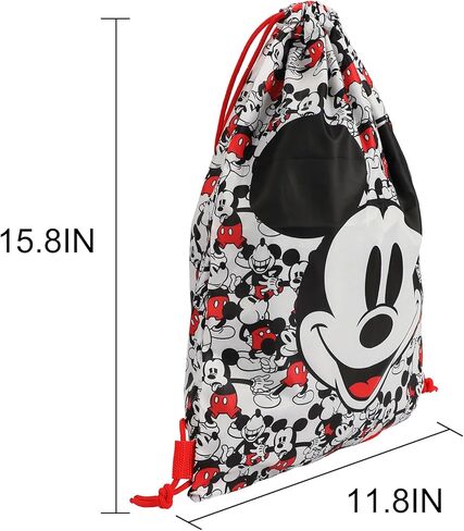 Bioworld Disney Mickey Mouse Character Face 4-Piece Packing Cube & Laundry Bag Set in Saudi Arabia