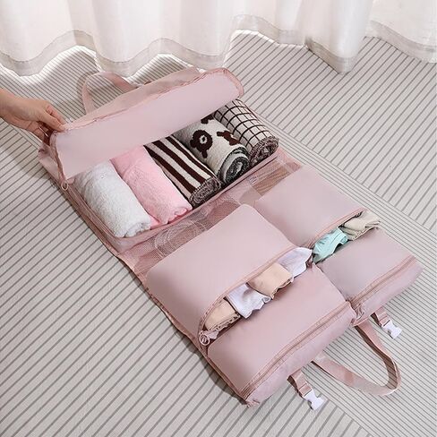 7 PocketsTravel Luggage Packing Organizers, Lightweight Packing Cubes for Suitcases, Compression Storage Shoe Bag, Clothing Underwear Bag, Travel Cubes Set for Man and Women in Saudi Arabia