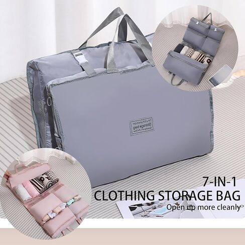 7 PocketsTravel Luggage Packing Organizers, Lightweight Packing Cubes for Suitcases, Compression Storage Shoe Bag, Clothing Underwear Bag, Travel Cubes Set for Man and Women in Saudi Arabia