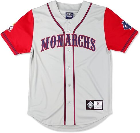 قميص بيسبول للكبار من Big Boy Kansas City Monarchs S5 [رمادي] - ID#75085-79-207-0-0 in Saudi Arabia