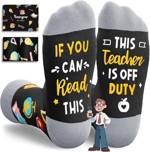 HAPPYPOP Funny Retirment Gifts - Truck Driver Doctor Teacher Lawyer Socks in Saudi Arabia