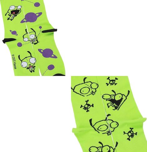 جوارب Bioworld Invader Zim Fun Characters للرجال مكونة من 5 قطع كاجوال in Kuwait