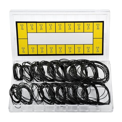 210 Pcs O Ring Watch Gasket Kit,18 Types Rubber Seal O Ring Watches Gasket Watch Back Gaskets Rubber for Watches Repair(Size:210 pcs) in Saudi Arabia