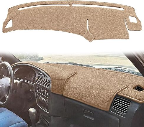Dash Cover Mat Custom Fit for Toyota Camry 1994 1995 1996, Dashboard Cover Pad Cap Carpet Protector J219 (Black) in Saudi Arabia